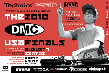 2010 DMC US Finals flyer by Haks 180