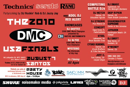 2010 DMC US Finals flyer by Haks 180